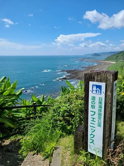 日南海岸　鬼の洗濯板